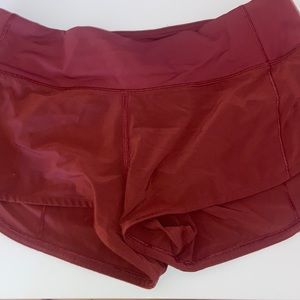 Mulled Wine Speed up Low-rise lined short 2.5"